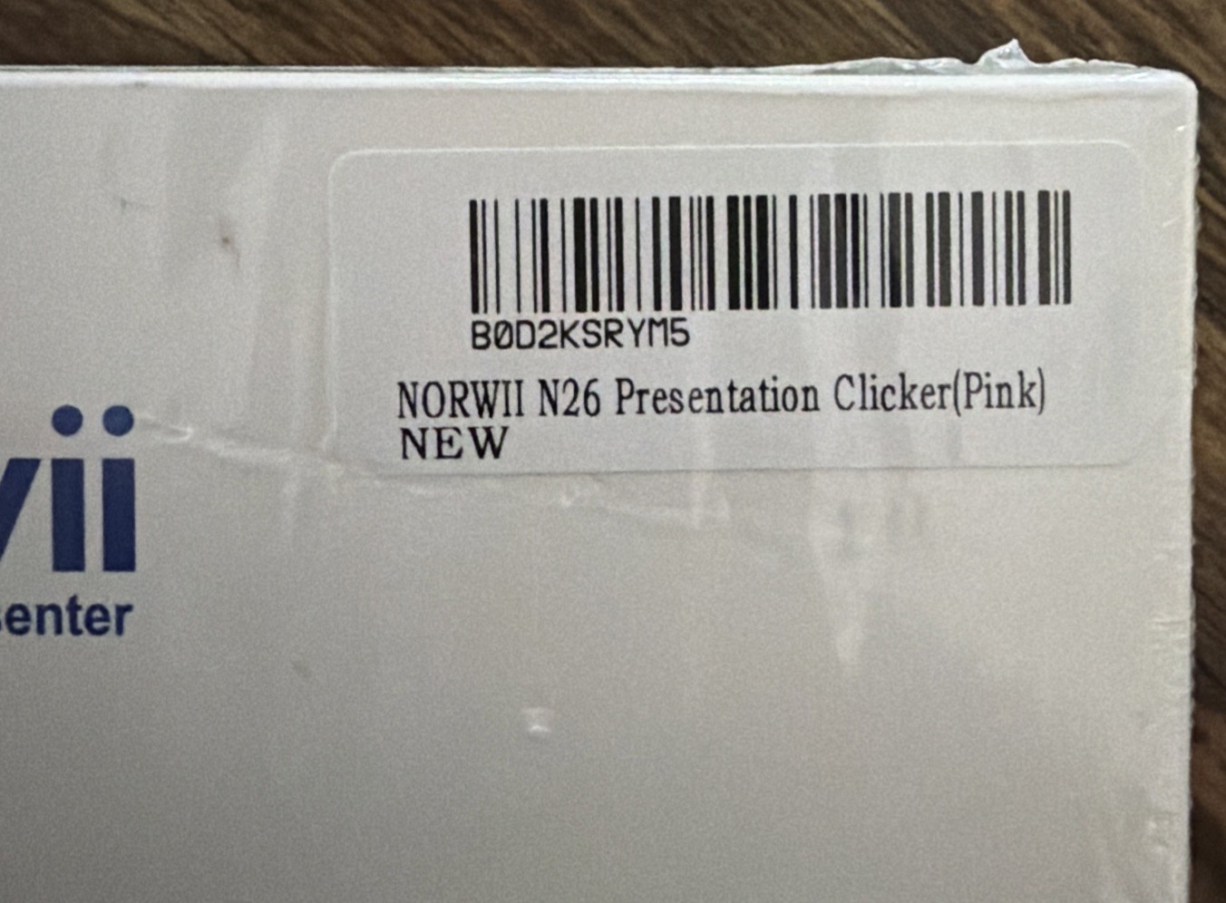 NORWII N26 Pro Highlight Presentation Wireless Clicker (Pink) New in Sealed Box 