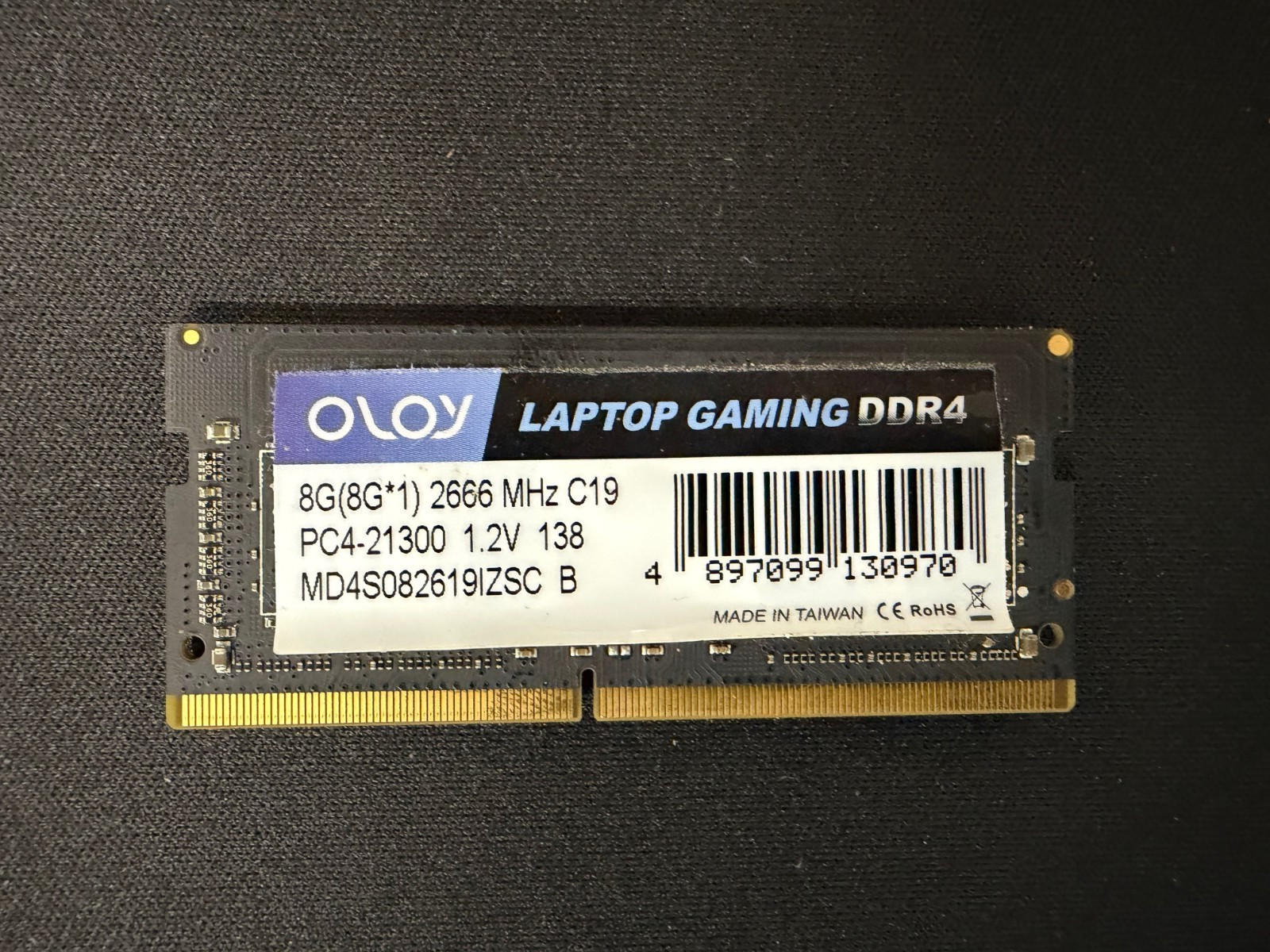 OLOy 8GB - PC4-21300 - DDR4 Laptop Gaming RAM - (1 x 8GB)