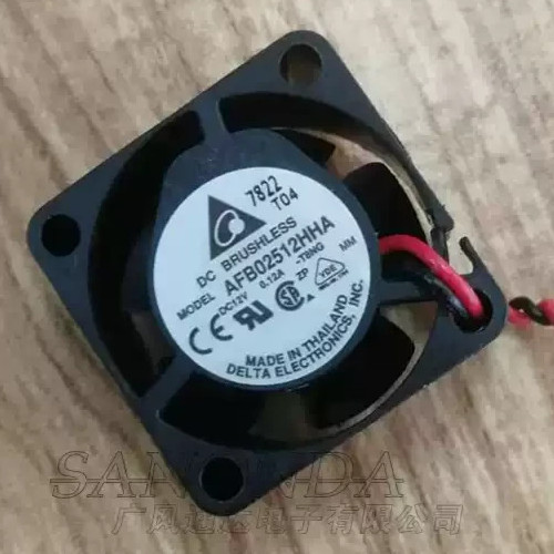 1PCS  Delta AFB02512HHA 2510 12V 0.12A Dual-Ball Bearing Fan