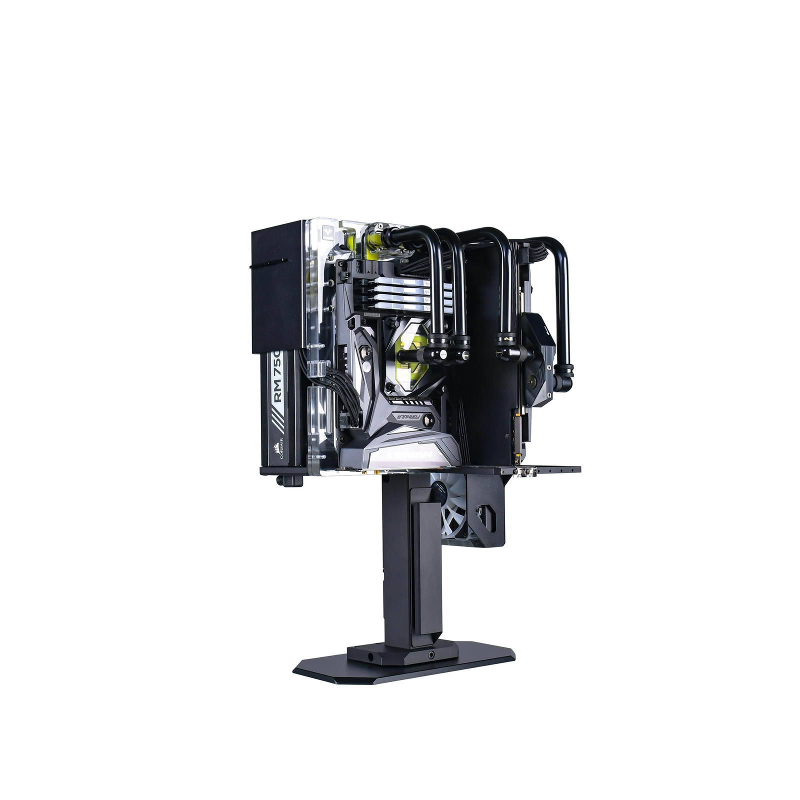 Granzon G10 Open Frame Chassis Distro Plate Water Cooling Case Chassis