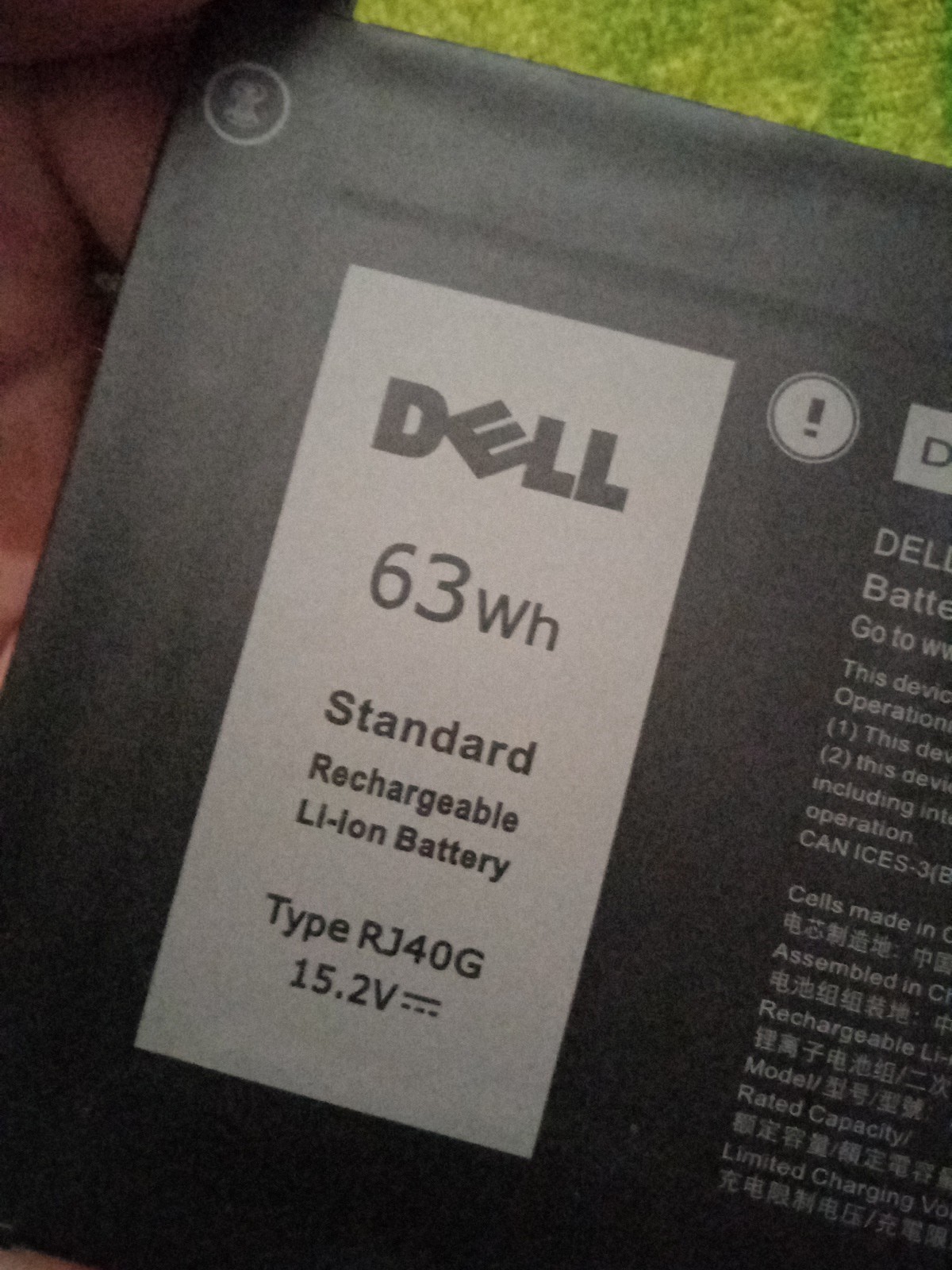 RJ40G New Geniune OEM Dell Latitude 5420 5520 3560 4 Cell Laptop Battery M033W