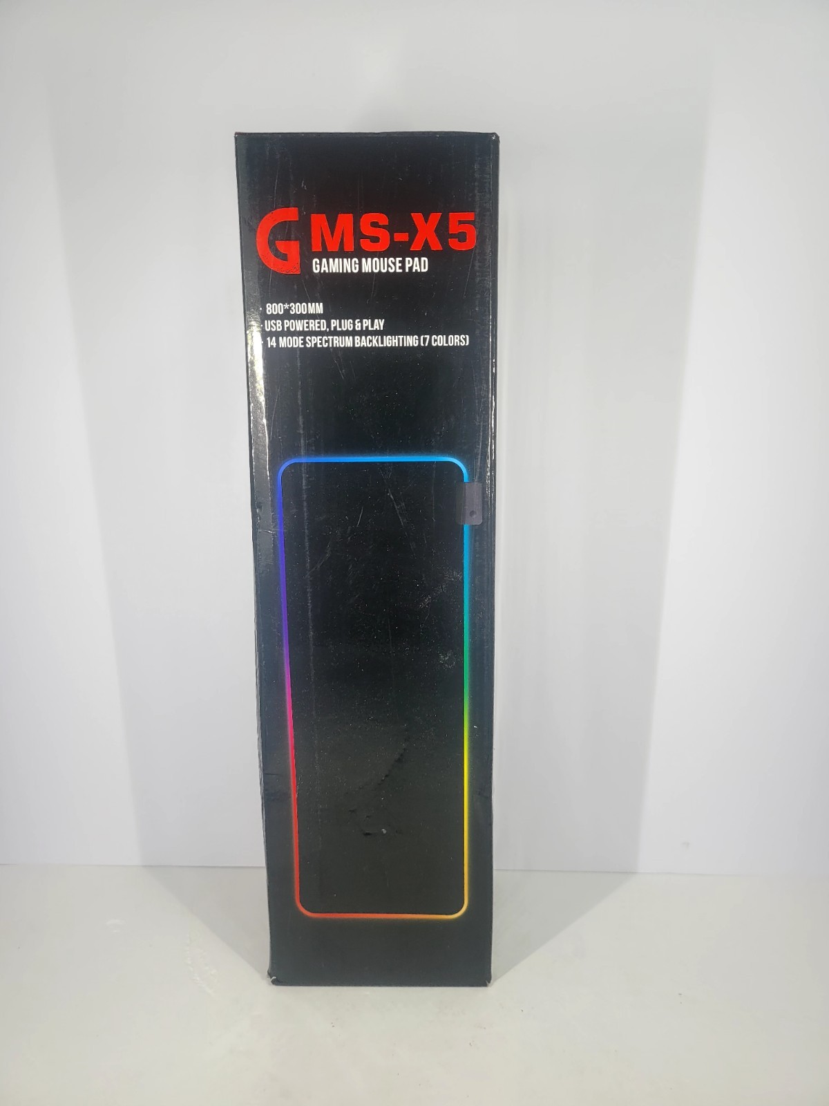 GMS-X5 Colorful Symphony Glowing Mouse Pad Gaming Mouse Pad 80cmx30cm Open Box 