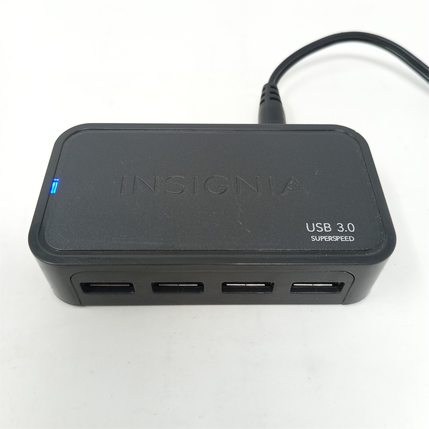 Insignia NS-PCH5431 4-Port USB 3.0 SuperSpeed Hub with Power Adapter