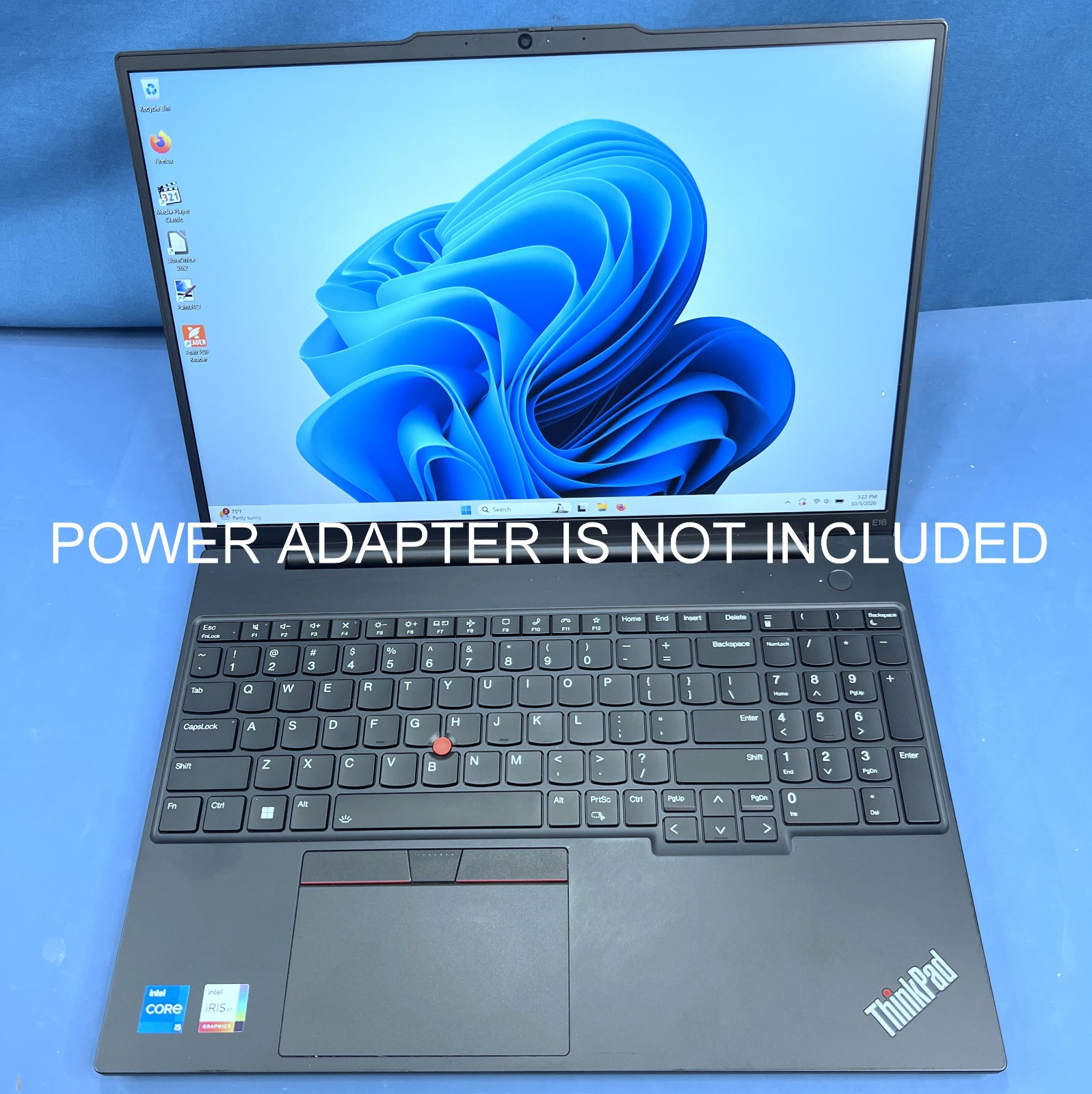 Lenovo ThinkPad E16 Gen 1 Laptop -  i5-1335U, 16GB RAM, 256GB NVMe - Win11