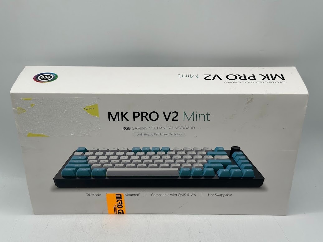 Inland Gaming MK PRO V2 75% Wireless DIY Custom RGB Gaming Keyboard - Mint