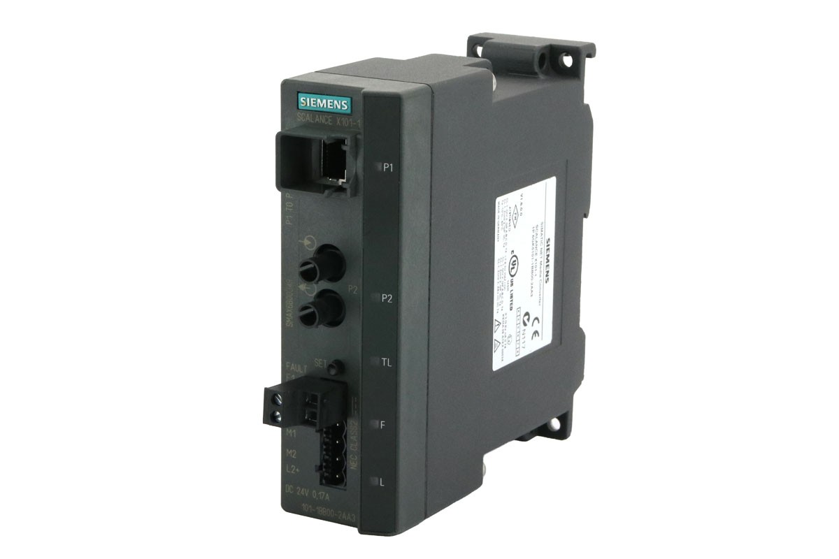 Siemens 6GK5101-1BB00-2AA3  New SCALANCE X101-1, IE Media converter unmanaged