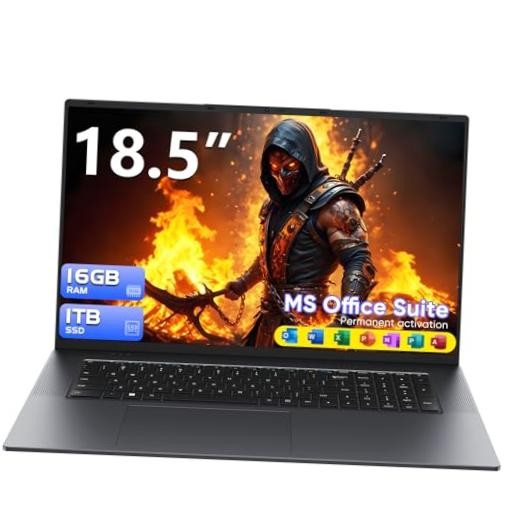 18.5" Laptop | 16GB RAM + 1TB SSD | 3.4GHz Core m3 | 48Wh Battery | 3xUSB |