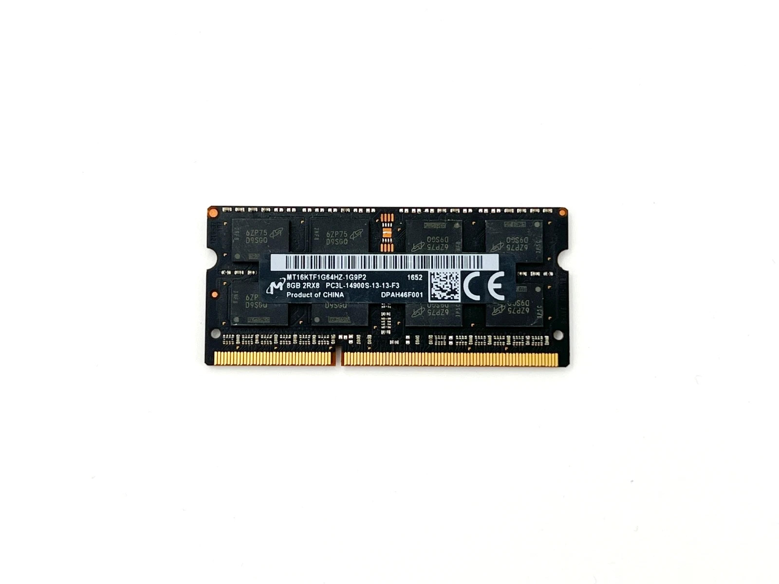 8GB Micron 2Rx8 PC3L-14900S DDR3 1866MHz SODIMM laptop RAM Memory 3year warranty