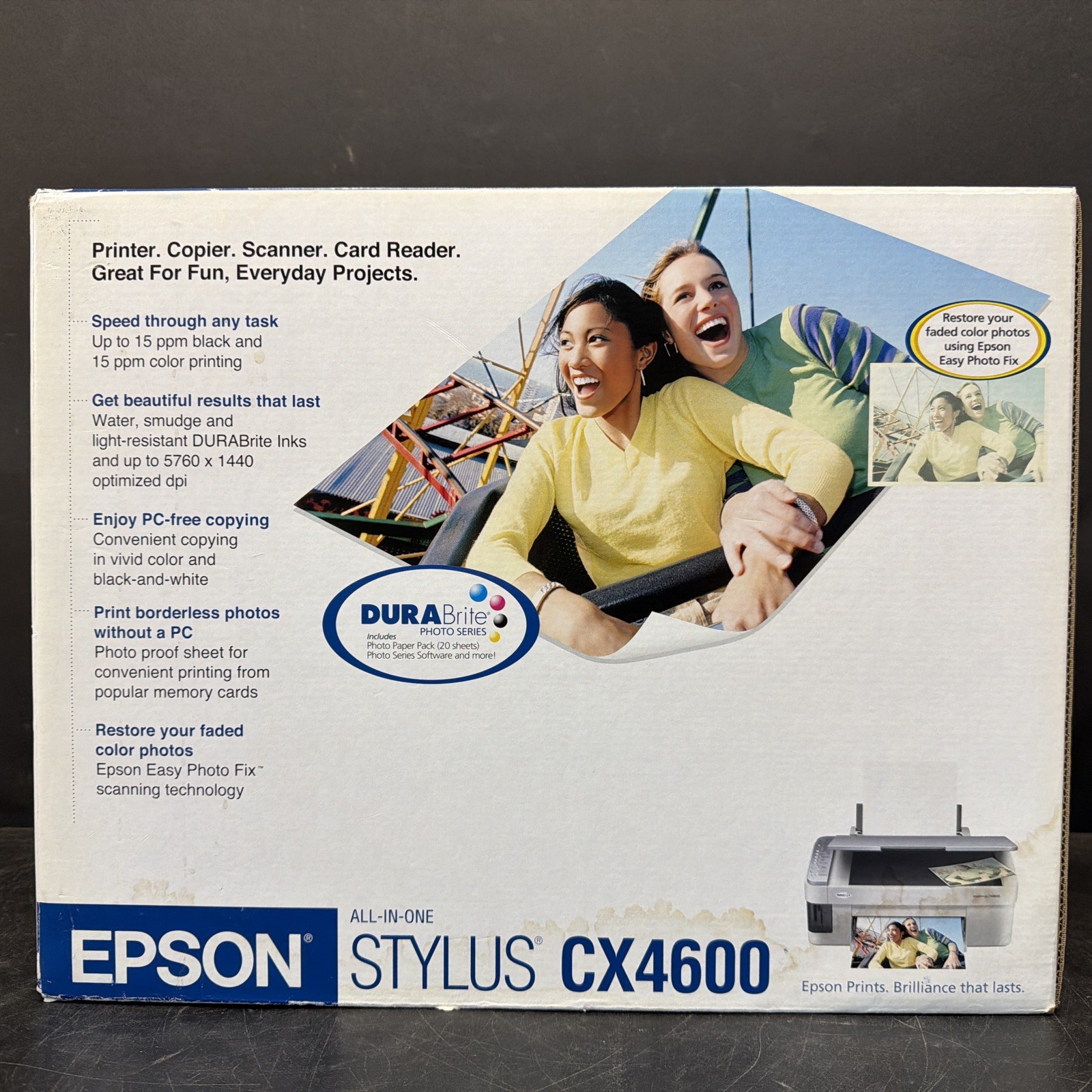 Epson Stylus CX4600 All-in-One Inkjet Printer New in Box