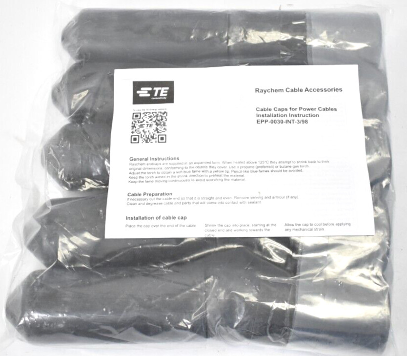 TE Connectivity Raychem Cable Accessories Caps For Power Cables Installation
