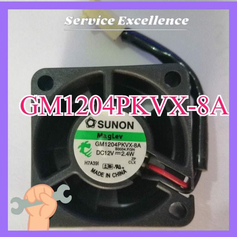 One NEW SUNON GM1204PKVX-8A Fan DC 12V Fast Shipping 2.4W 2-Pin 40x40x20mm