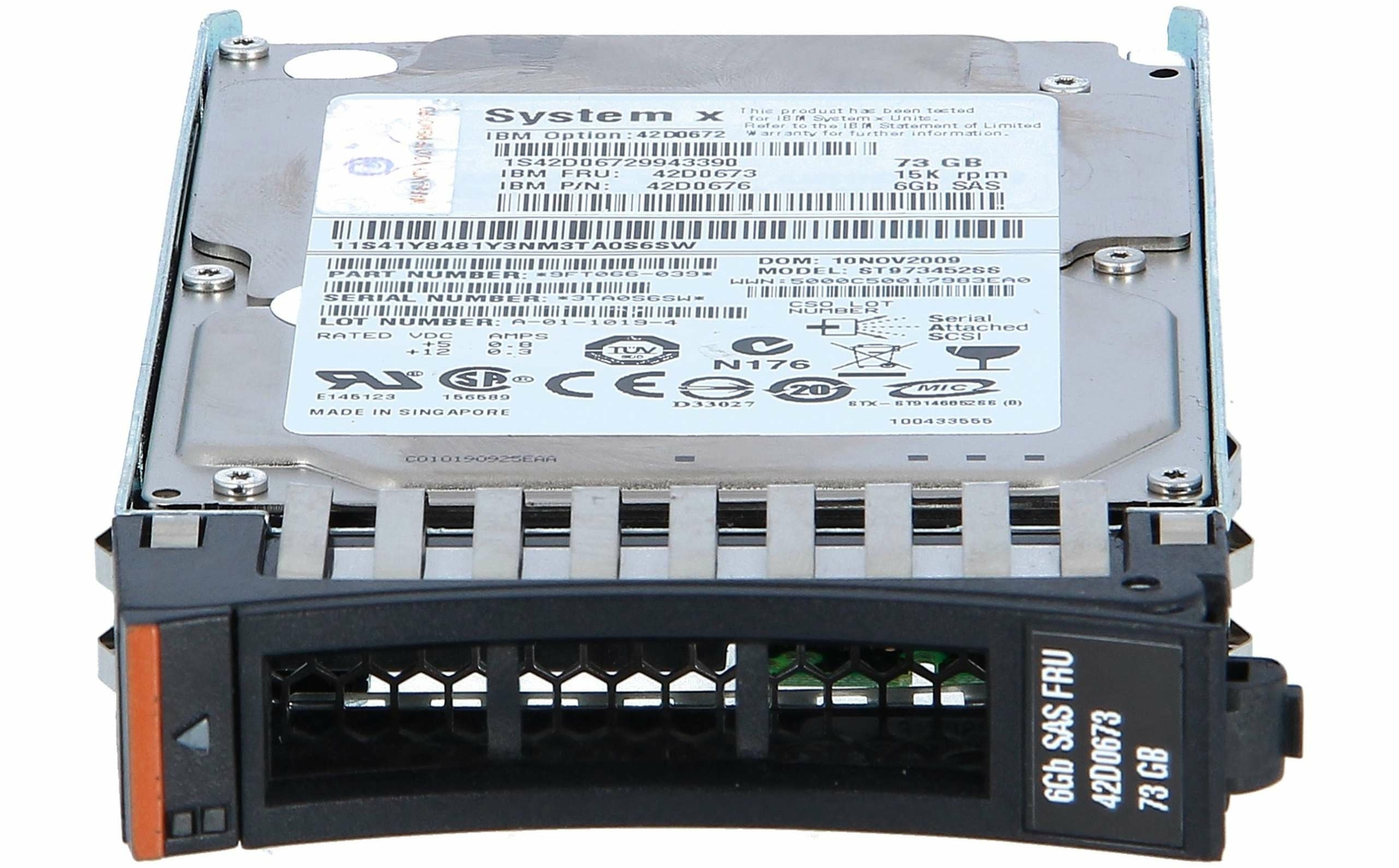 42D0672 42D0676 42D0673 IBM 73GB 15K 6G SAS SFF 2.5'' HOT SWAP HDD HARD DRIVE