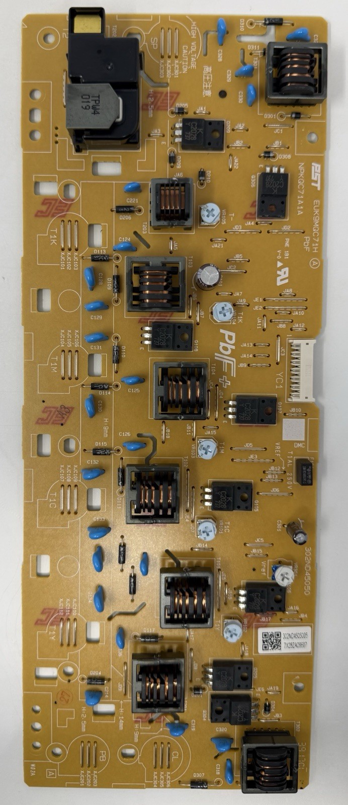 KYOCERA 302ND45050 HIGH VOLTAGE TRANSFER PWB BOARD TASKALFA 2552CI 3252CI OEM