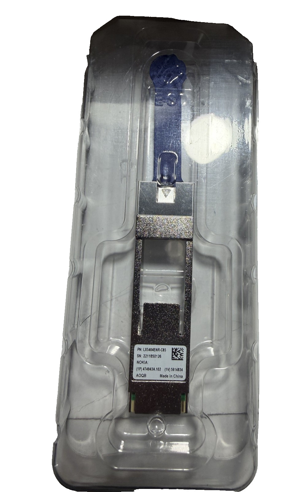 GENUINE NOKIA LX5404ENR-C85 OPTICAL QSFP AOQA SFP ADAPTER 474943A.102