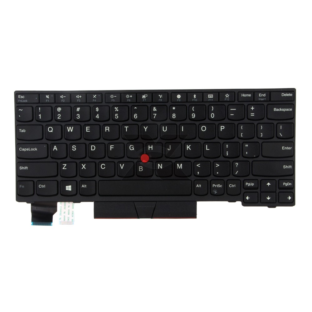 US Non Backlit Laptop Keyboard With Pointer For ThinkPad X280 X390 X395