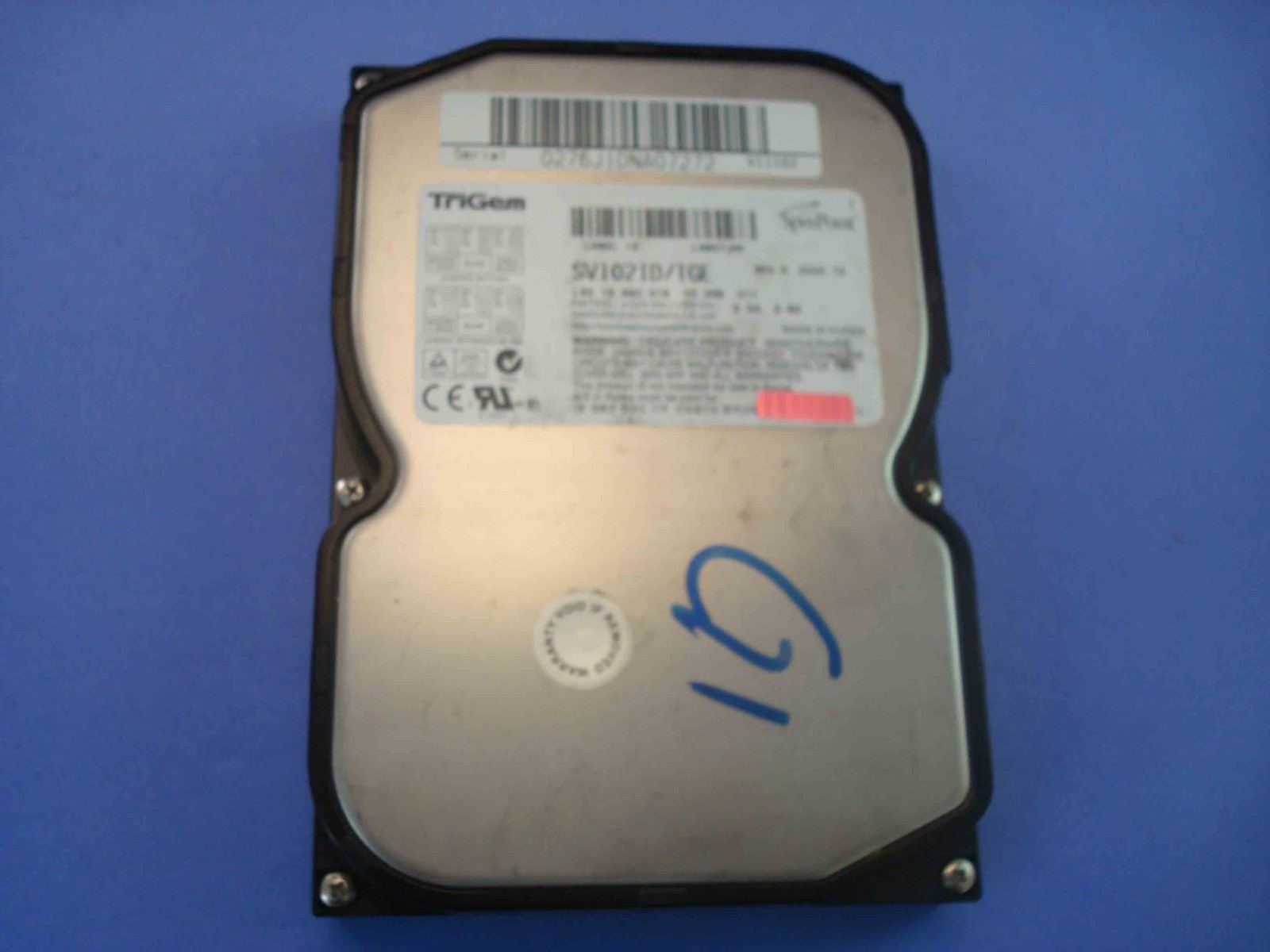 TRIGEM/SAMSUNG SPINPOINT SV1021D/TGE 10.2GB ATA-66 IDE HARD DRIVE