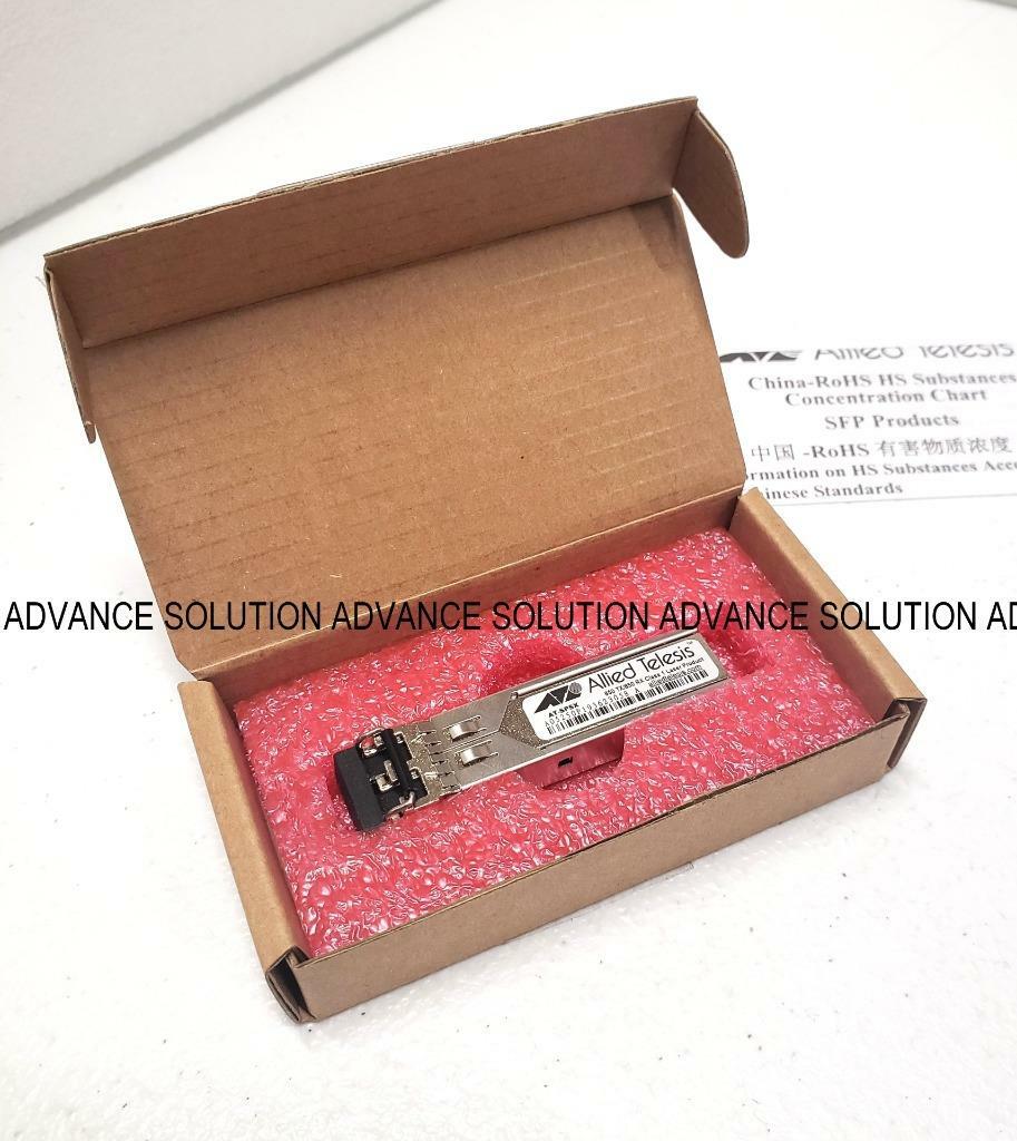 New Allied Telesis Fiber 1000BaseSX AT-SPSX-90 SFP Module 850 TX 850 RX