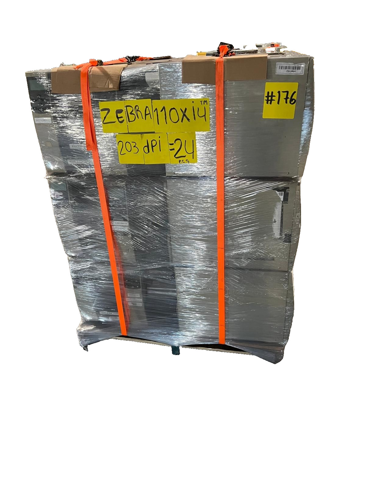 (Lot of 24) ZEBRA 110Xi4 INDUSTRIAL THERMAL TRANSFER LABLE PRINTER