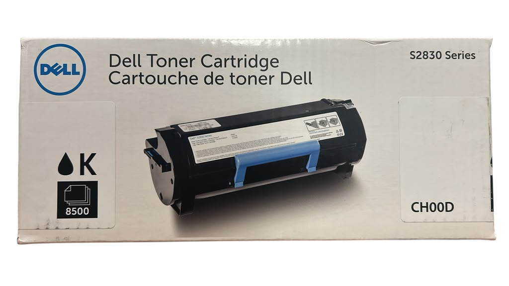 Original Dell CH00D S2830 Black Toner Cartridge New