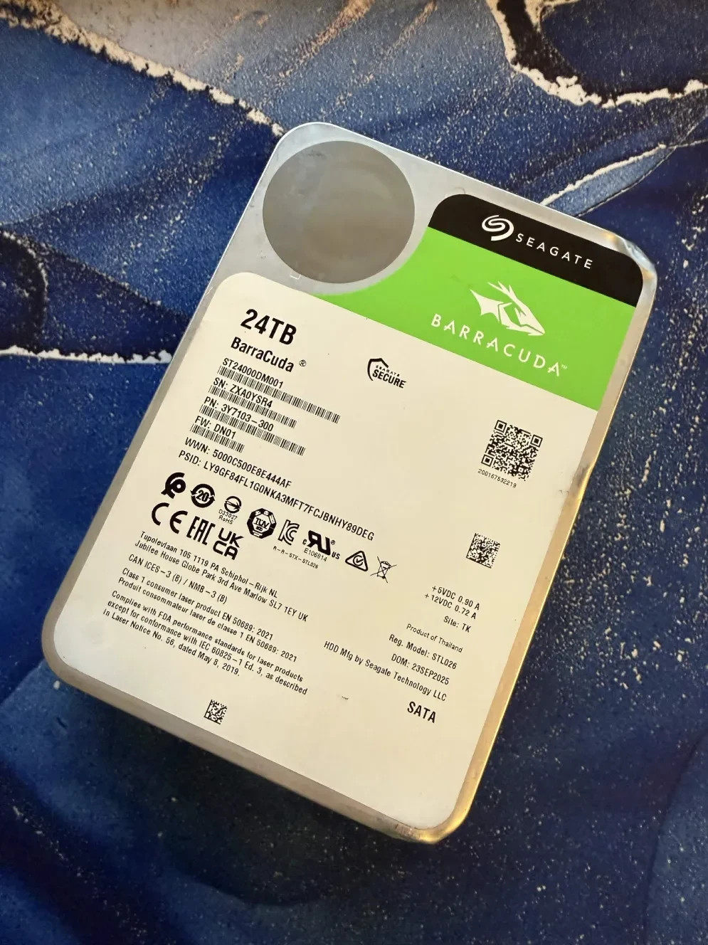 Seagate Internal Hard Drive ST24000DM001 24TB - FOR PARTS
