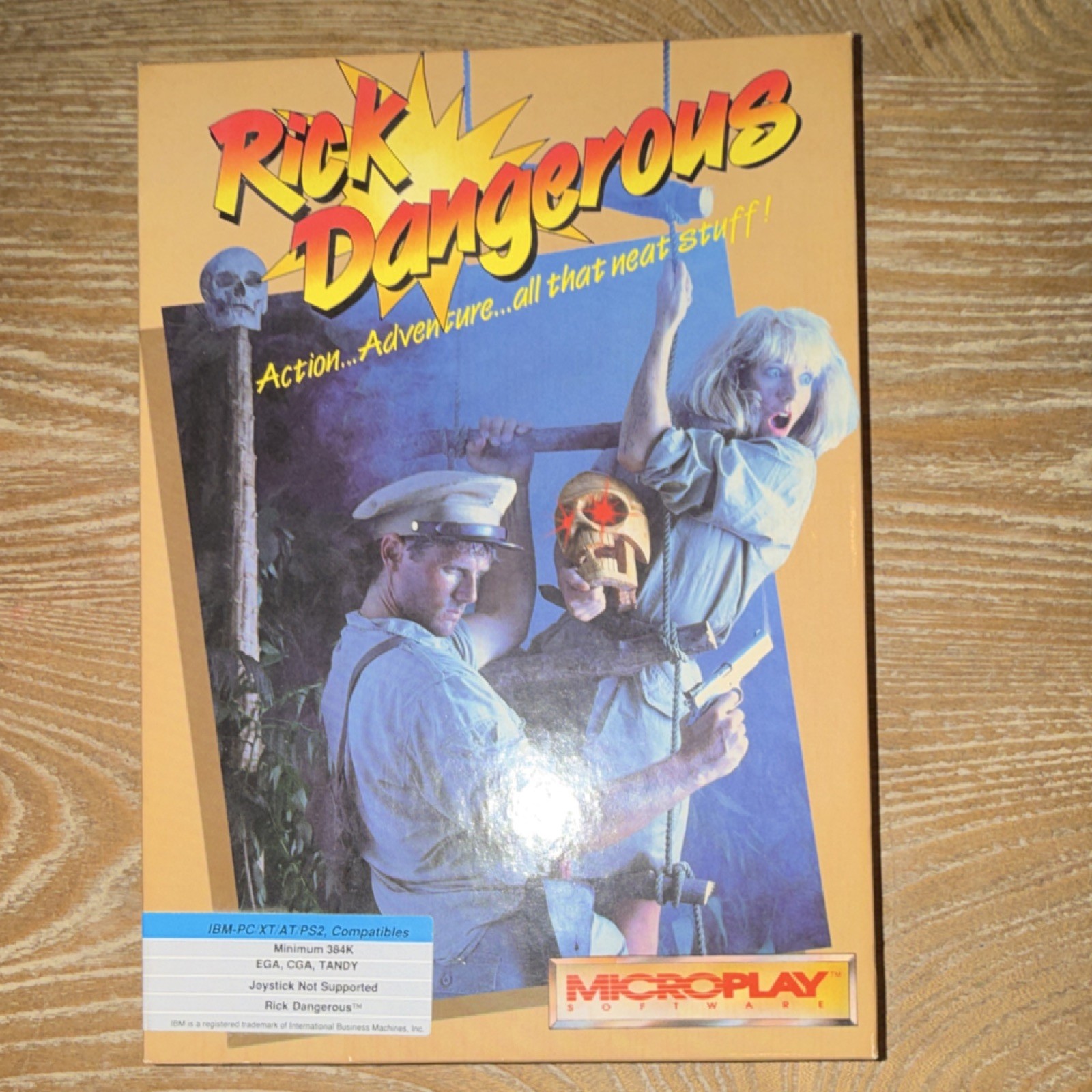 Microplay Rick Dangerous Action/Adventure PC Game 5.25" Floppy Disc MPN 5114