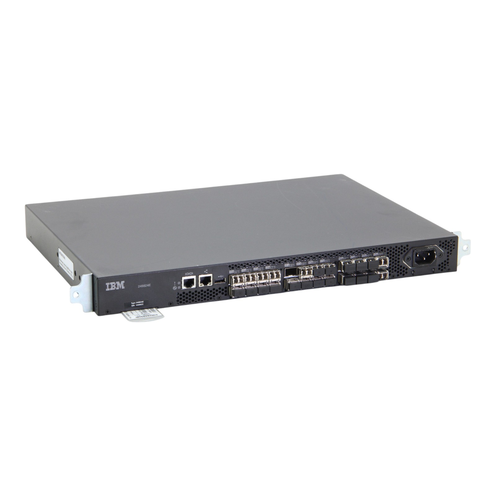 IBM 2498-B24/24E 8Gb/s 24-Port Fibre Channel SAN Switch + 24x 8Gb/s Transceiver