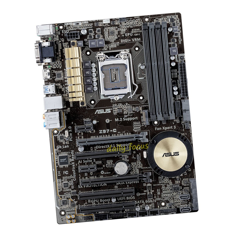 ASUS Z97-C Motherboard Socket LGA 1150 DDR3  Intel Z97 ATX