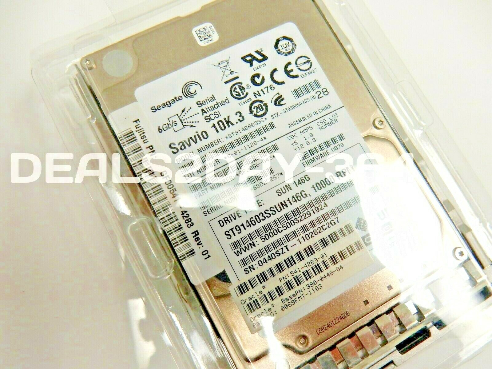 Sun 541-4283-01 146GB 10K 2.5" SAS HDD Hard Drive