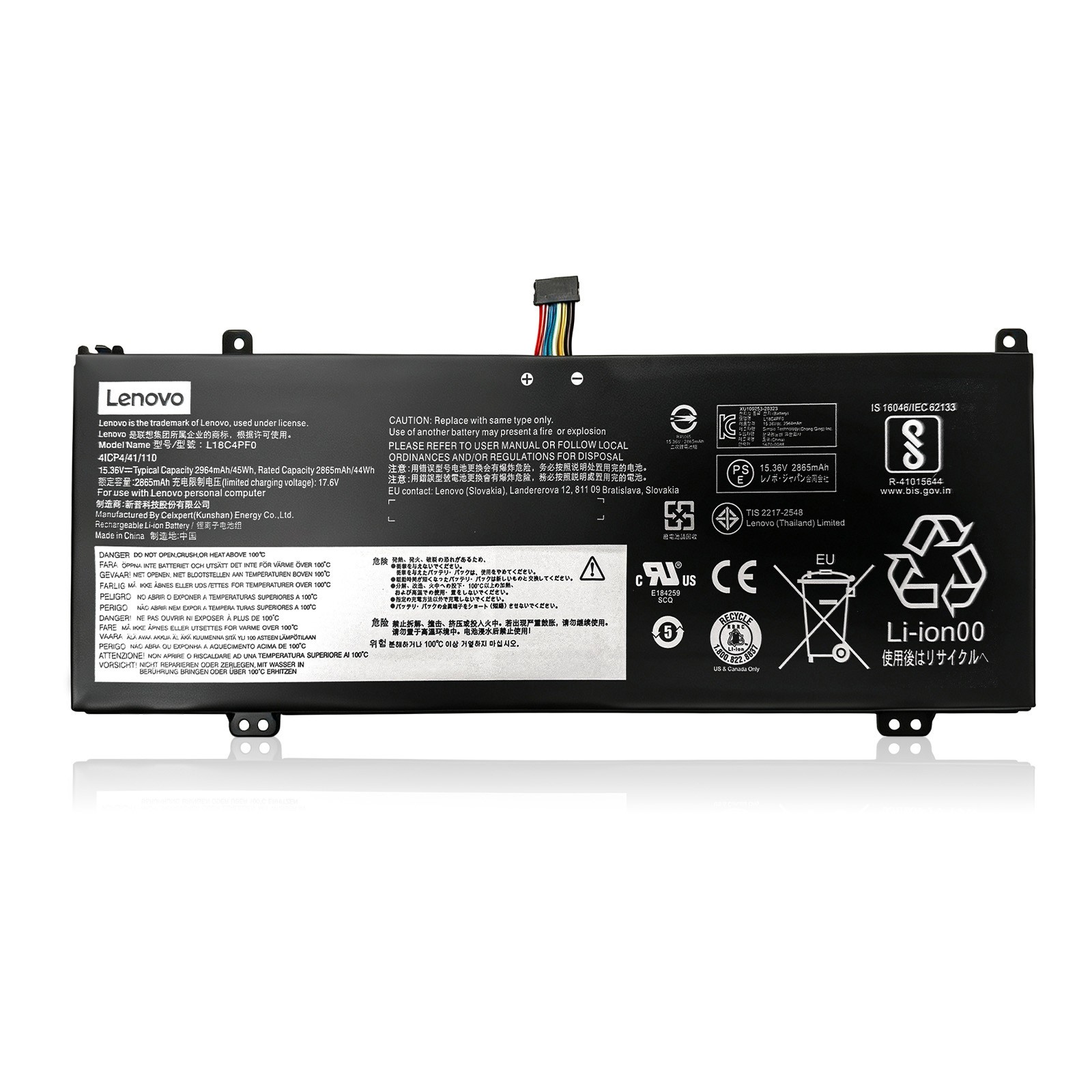 Genuine L18D4PF0 Battery for Lenovo ThinkBook 13s 14s V540S L18C4PF0 L18M4PF0