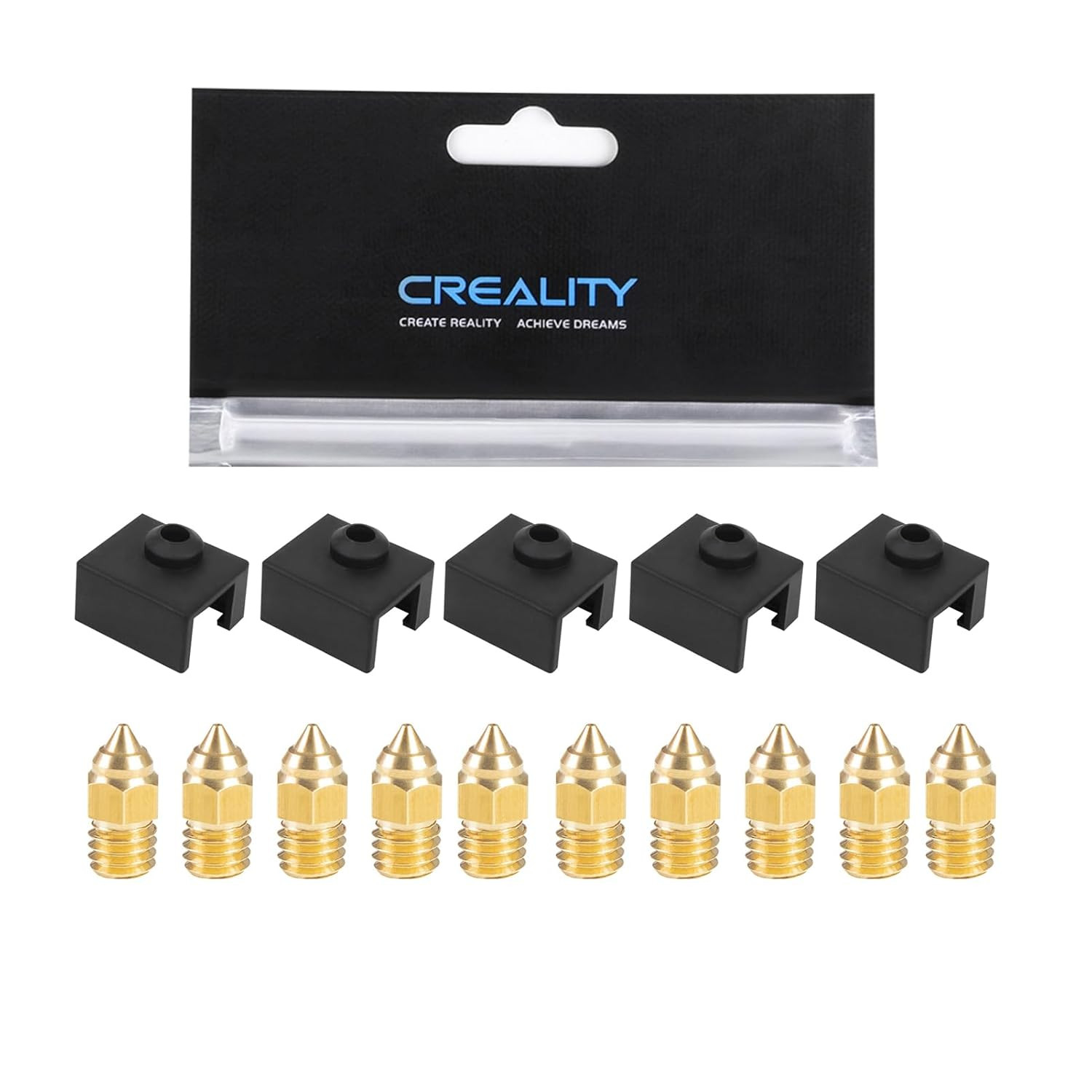 Creality Original 5Pcs Ender 3 S1/Ender 3 S1 Pro Silicone Sock and 10Pcs 0.4Mm