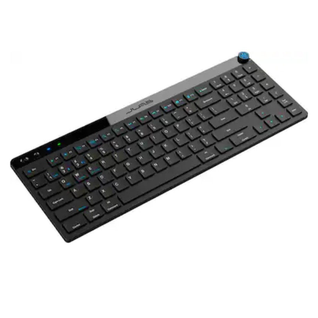 JLab JBuds Wireless Keyboard, Black, 95 Keys, Multi-Device, 2.4G/Bluetooth