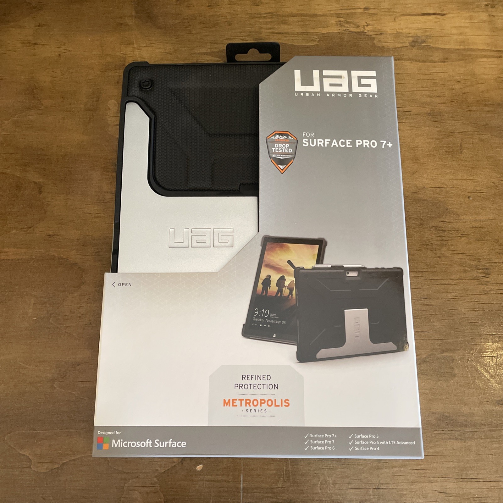 URBAN ARMOR GEAR UAGSFPRO4BLKVP Case for Microsoft Surface Pro - Black