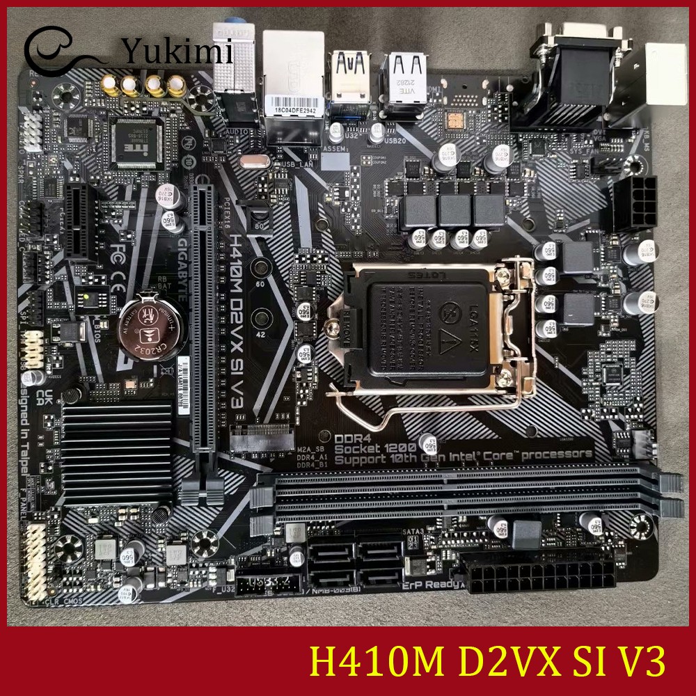 FOR GIGABYTE H410M D2VX SI V3 DDR4*2 64GB LGA1200 Micro ATX Ｍotherboard Test