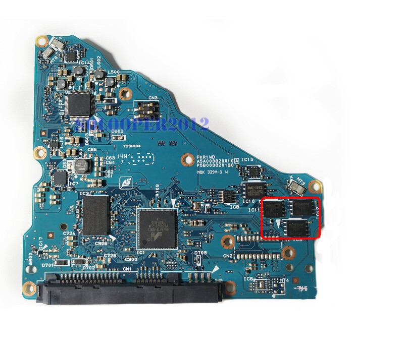 HDD PCB G3820A Hard disk board For Toshiba HDETS10GCA51 HDWE160UZSVA SATA 3.5"
