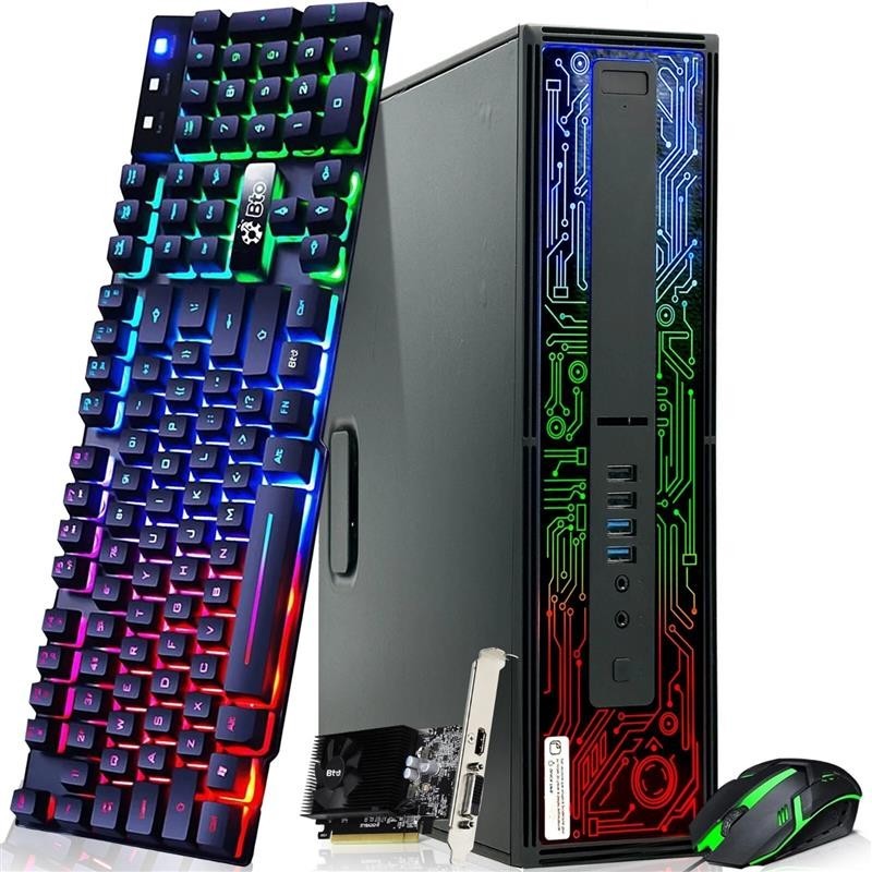 HP 800 G2 RGB Gaming PC intel core i7-6th 16GB RAM 256GB SSD AMD RX-550 WiFi W11
