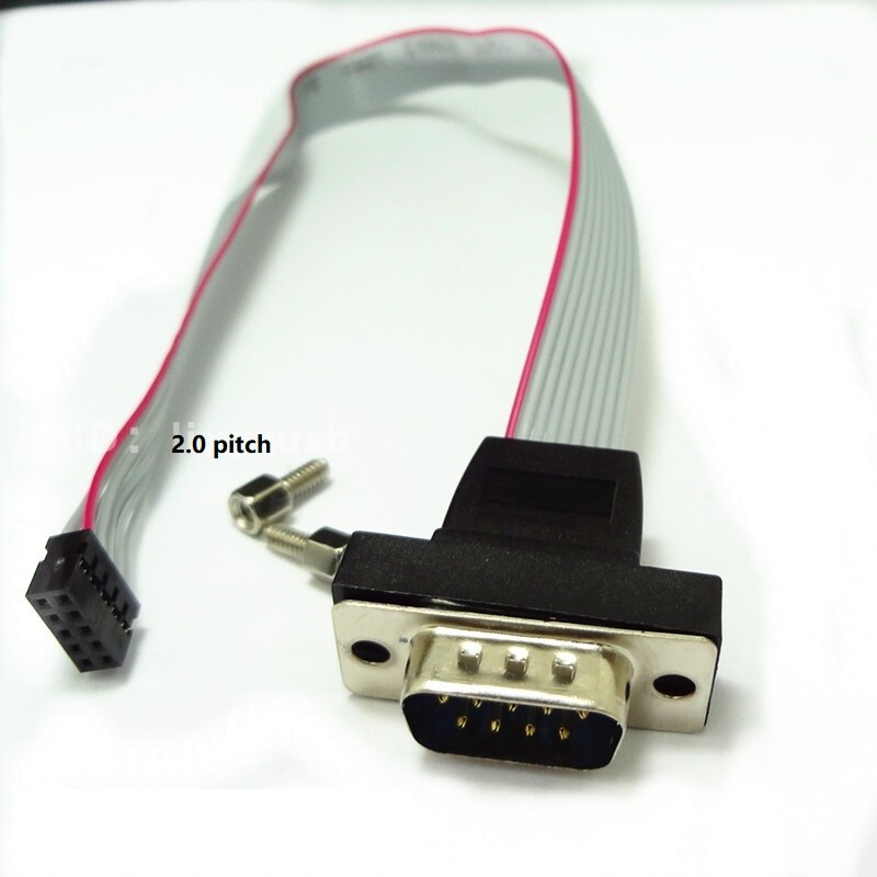5pcs DB9 9pin PH 2.0mm Male to Female Extension Cable Serial RS232 Cable 30cm