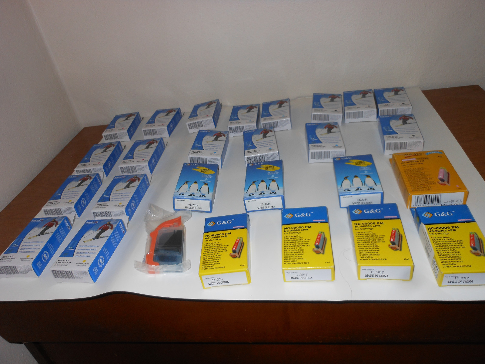 Lot Of  27 Generic BCI-6Y BCI-6BK BCI-6M BCI-6C-60 