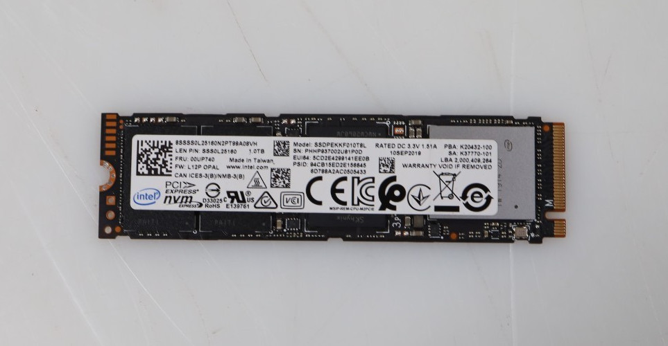 Intel 1TB M.2 NVMe SSD 2280 Solid State Drive SSDPEKKF010T8L