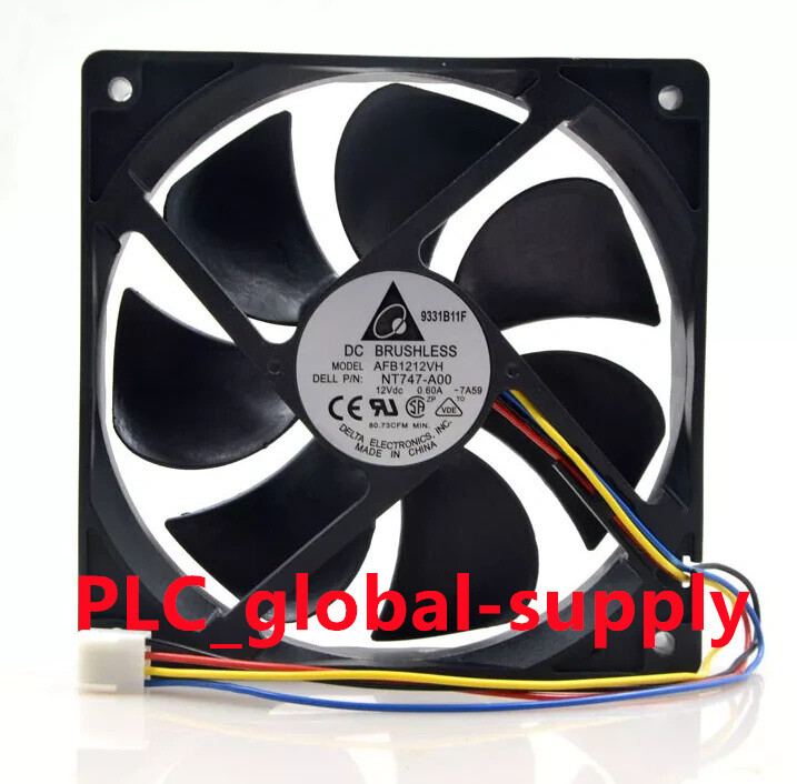 AFB1212VH 1PCS New original  Delta PWM 12025 12V 0.60A 120*120*25mm cooling fan