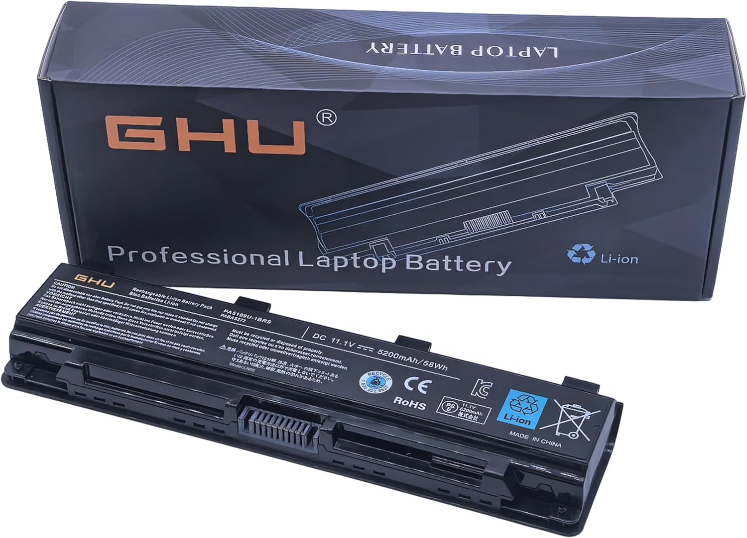 PA5109U 1BRS Laptop Battery 58Wh Replacement for Toshiba Satellite C855 C855D