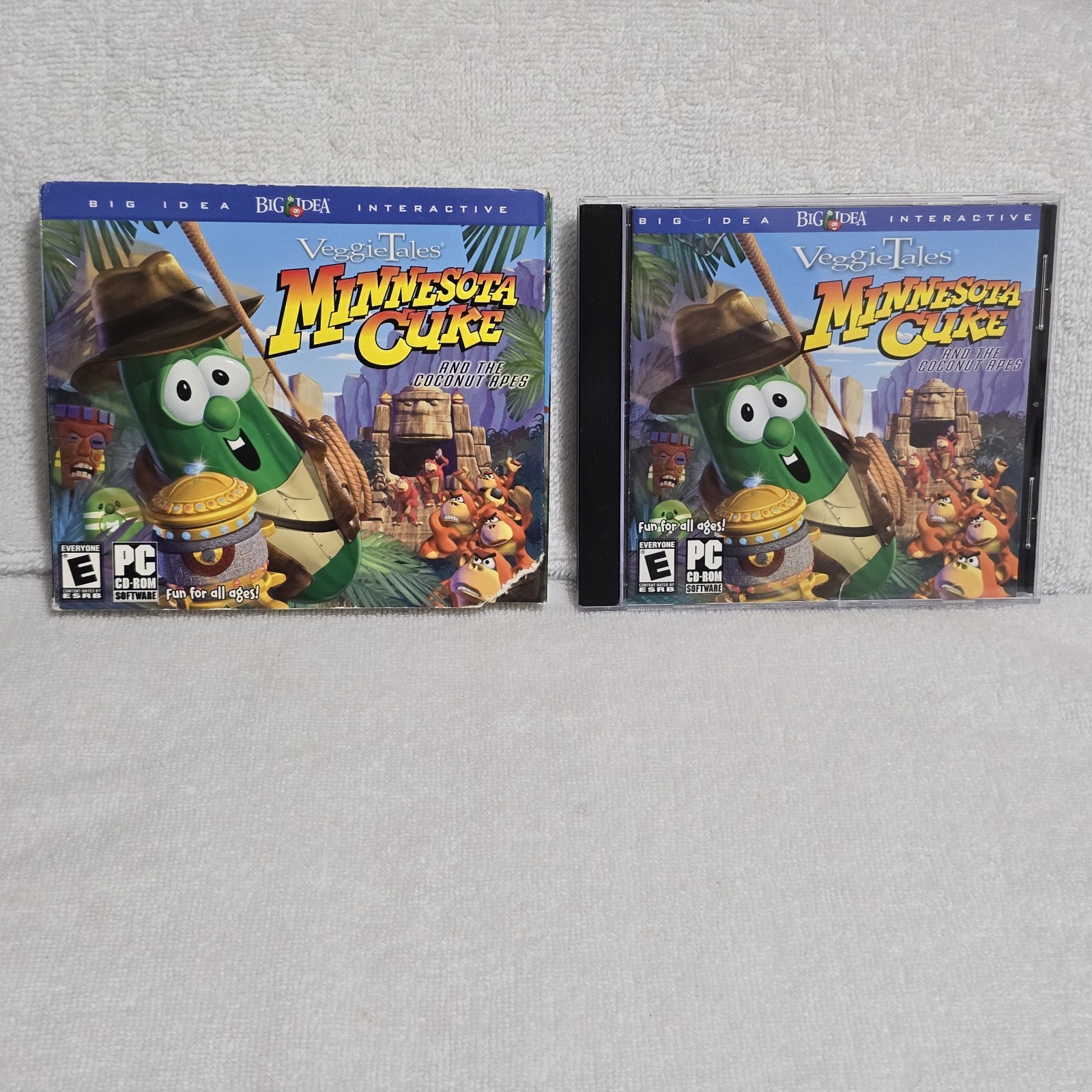 VeggieTales Minnesota Cuke and the Coconut Apes PC 2003 CIB Win 98/XP VINTAGE