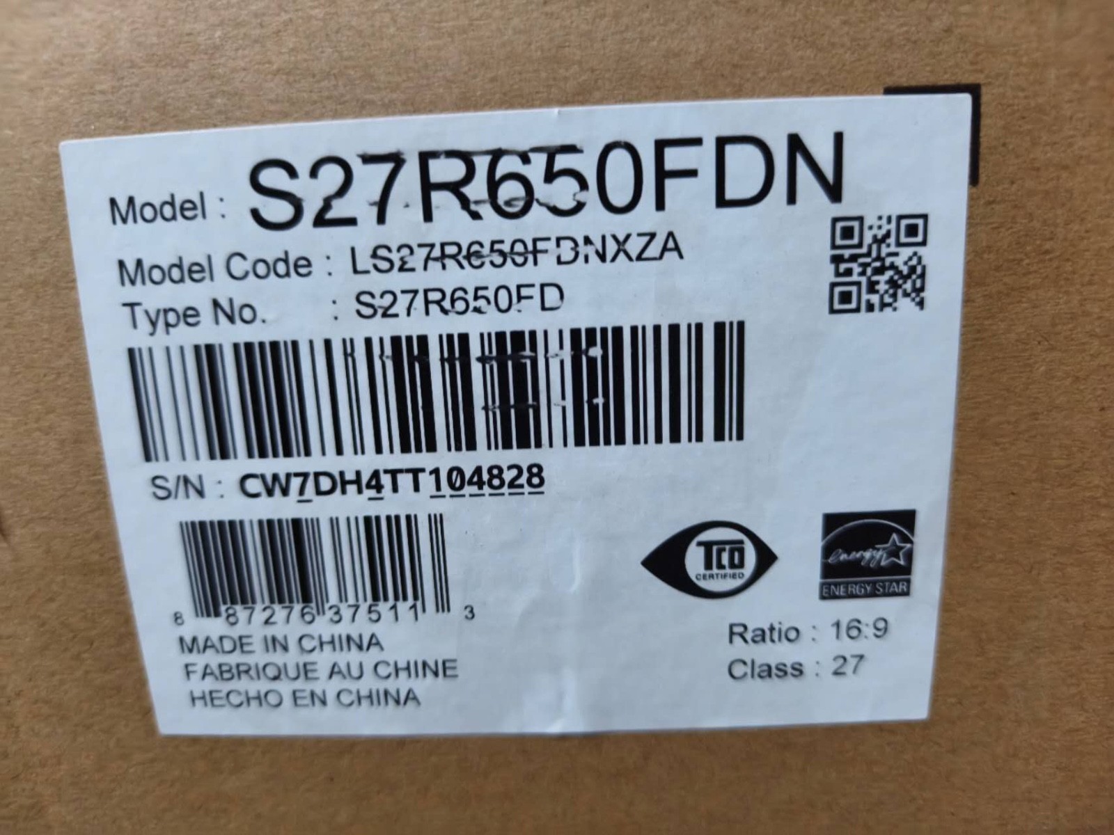 Samsung S27R650FDN 27 inch Widescreen LCD Monitor - LS27R650FDNXZA