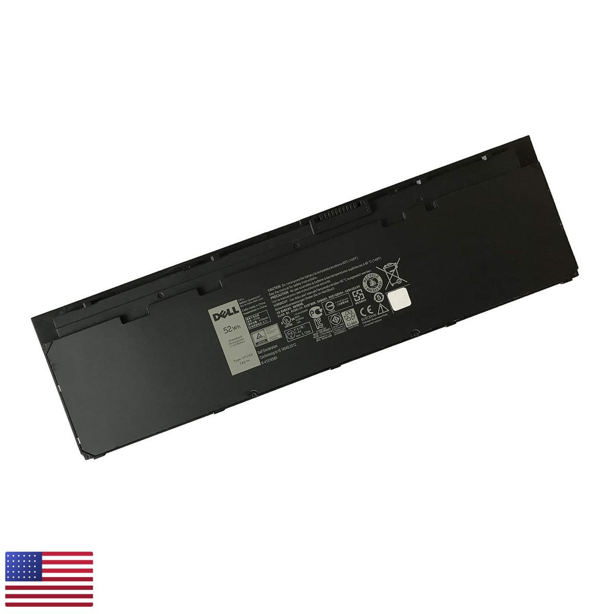 DELL VFV59 52Wh 4-Cell Battery for Latitude E7250 E7240 Laptops
