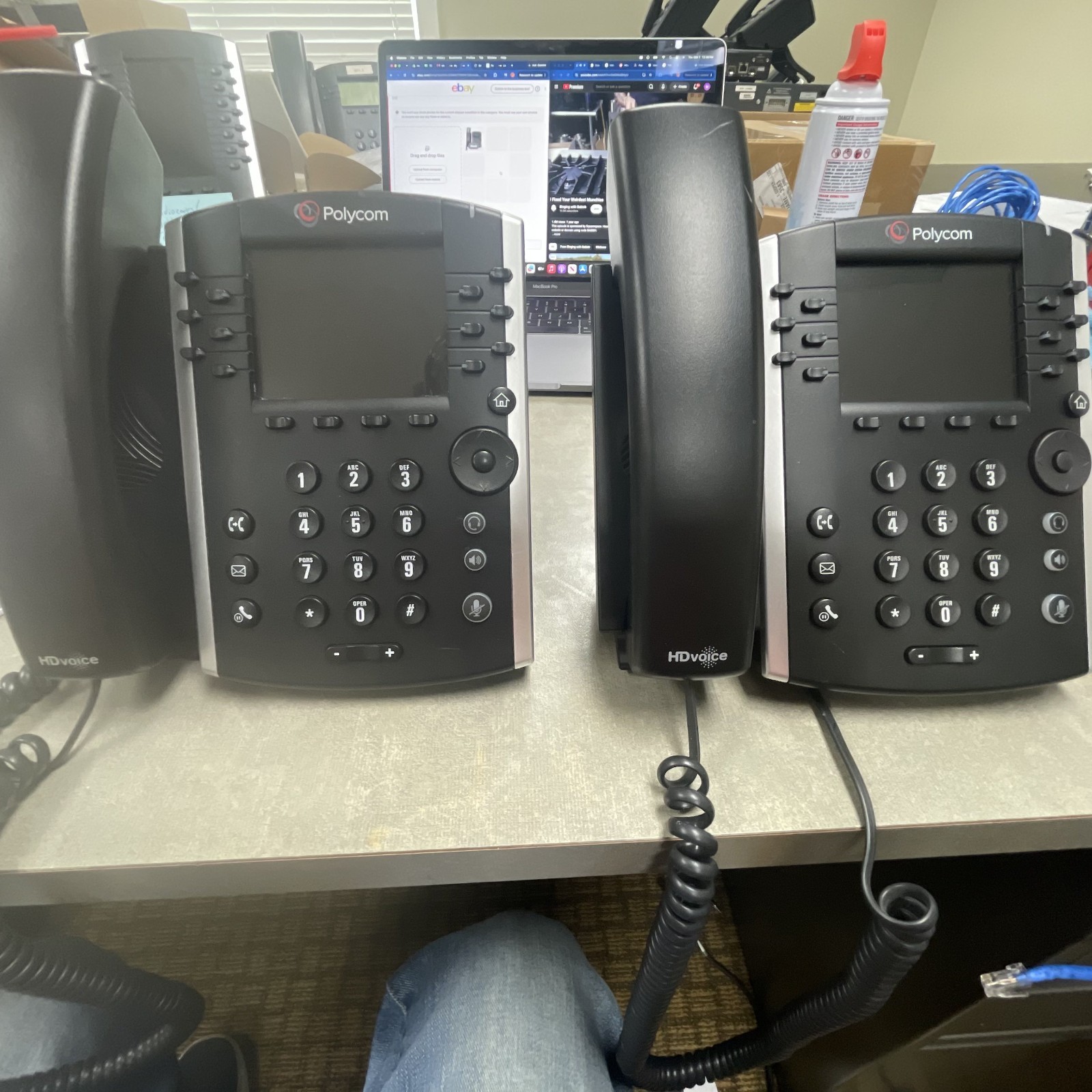 Polycom VVX 410 12-lines VoIP Phone