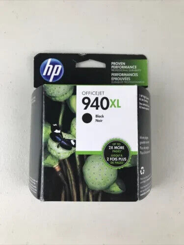 HP INK OFFICEJET 940XL BLACK GENUINE NEW IN BOX EXP 01/2020