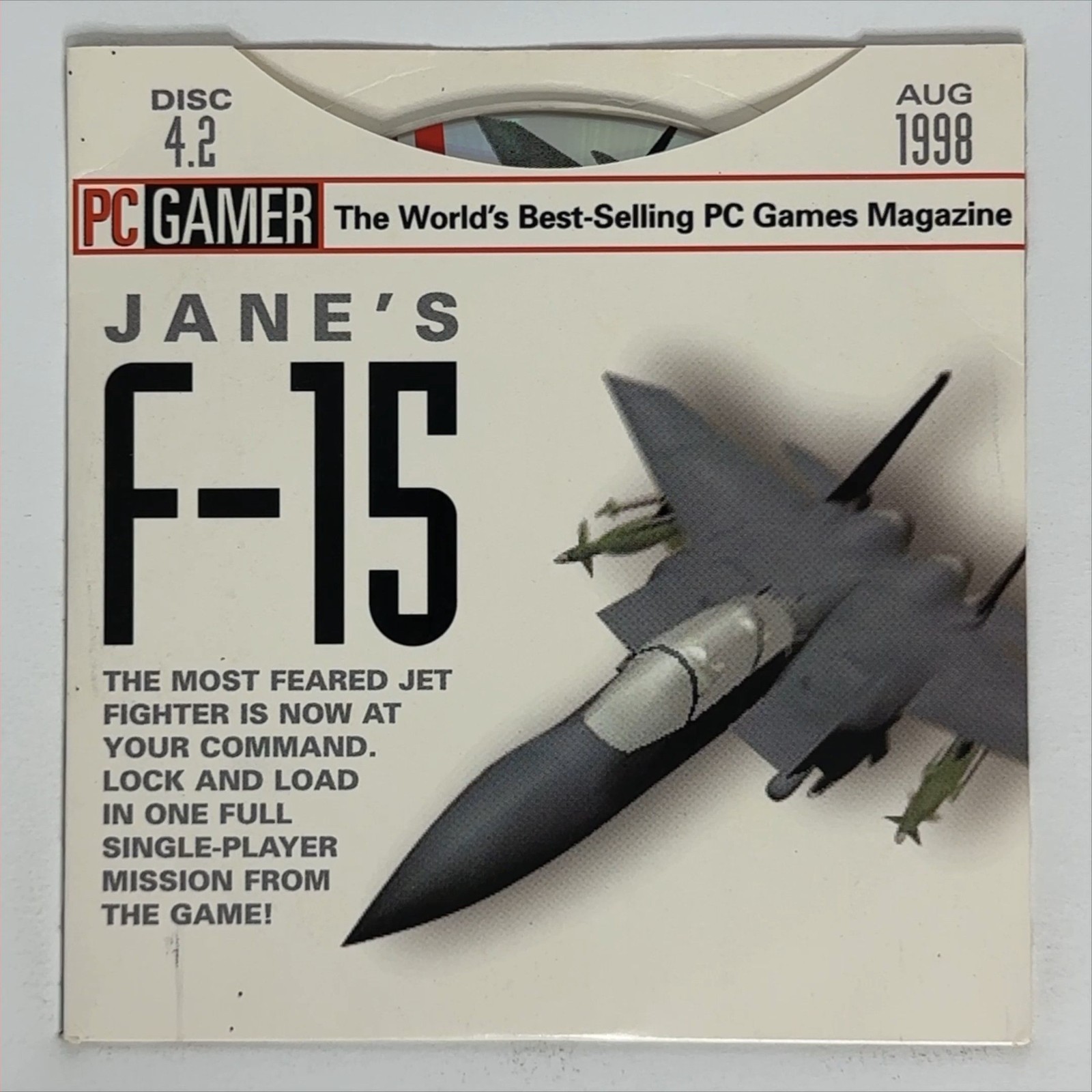 PC Gamer Demo Disc 4.2 August 1998 CD-ROM Vintage PC Gaming Software