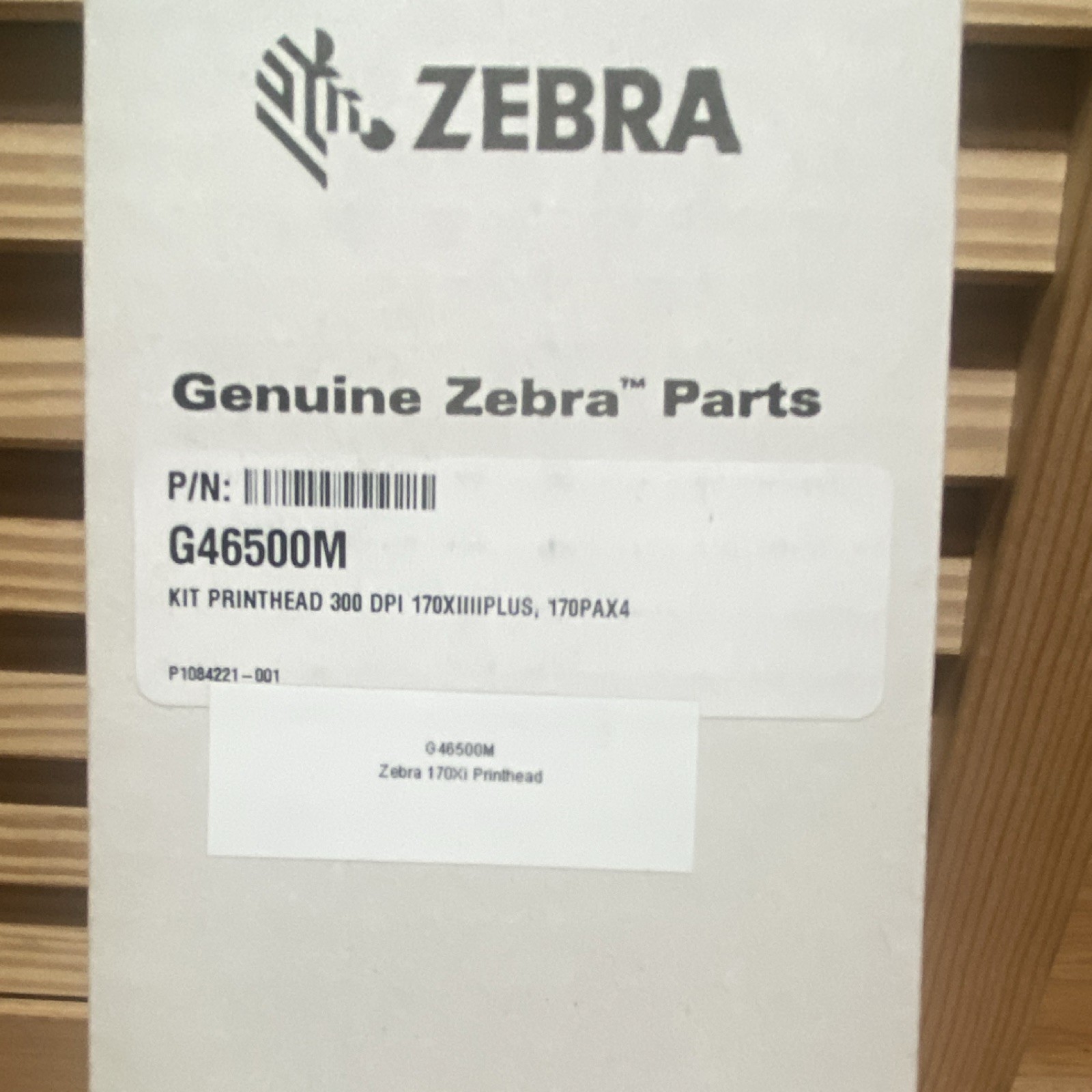 Zebra G46500M 300 DPI Printhead Kit for 170XiIIIPlus, 170PAX4, White