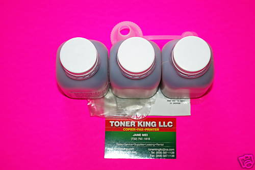 3 x 100g REFILL TONER + RESET FUSE FOR SAMSUNG ML-2510 ML- 2010 DELL 1100 1110