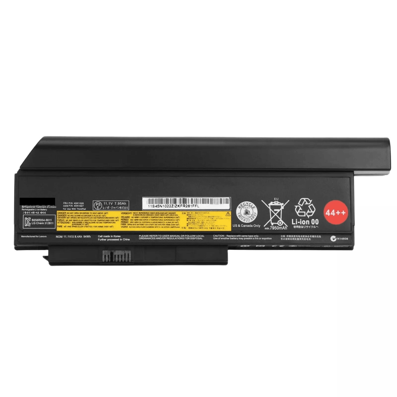 9Cell Genuine 94Wh Battery for Lenovo ThinkPad X220 X220i X220s X230 X230i 44++