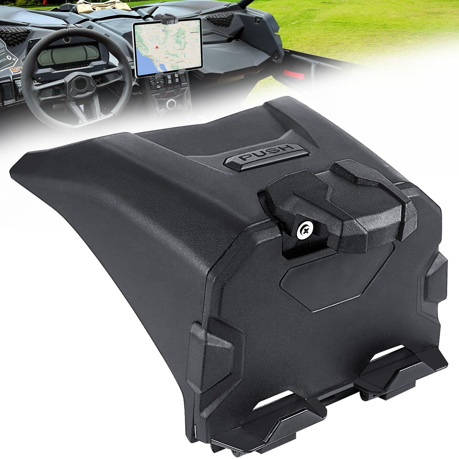 MDPROMCP Maverick X3 Tablet Holder 5.1-8" Storage Box Black Polyethylene